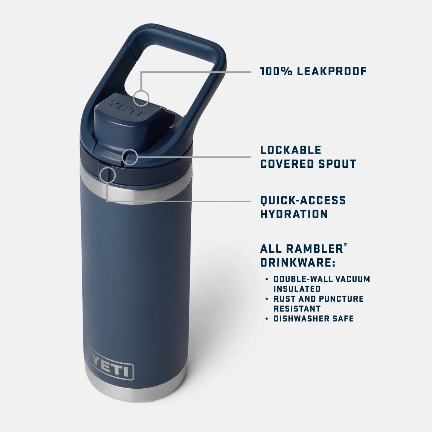 18 oz Water Bottle - US 4538