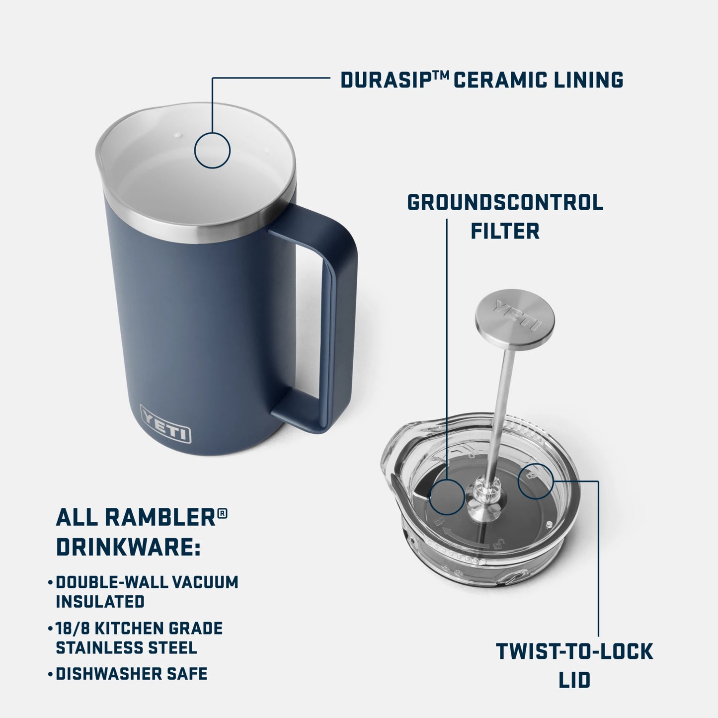 34 oz French Press - US 8190