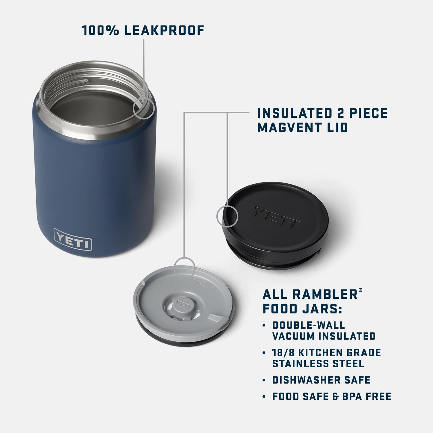 24 oz Insulated Food Jar - US 9844